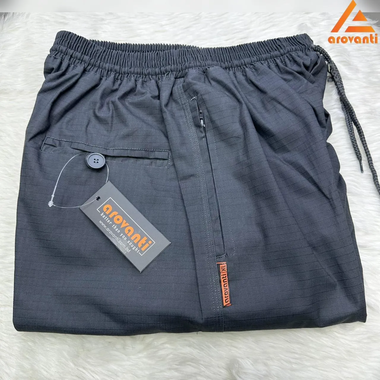 Ash - Solid Stitch Trouser (Regular Fit)