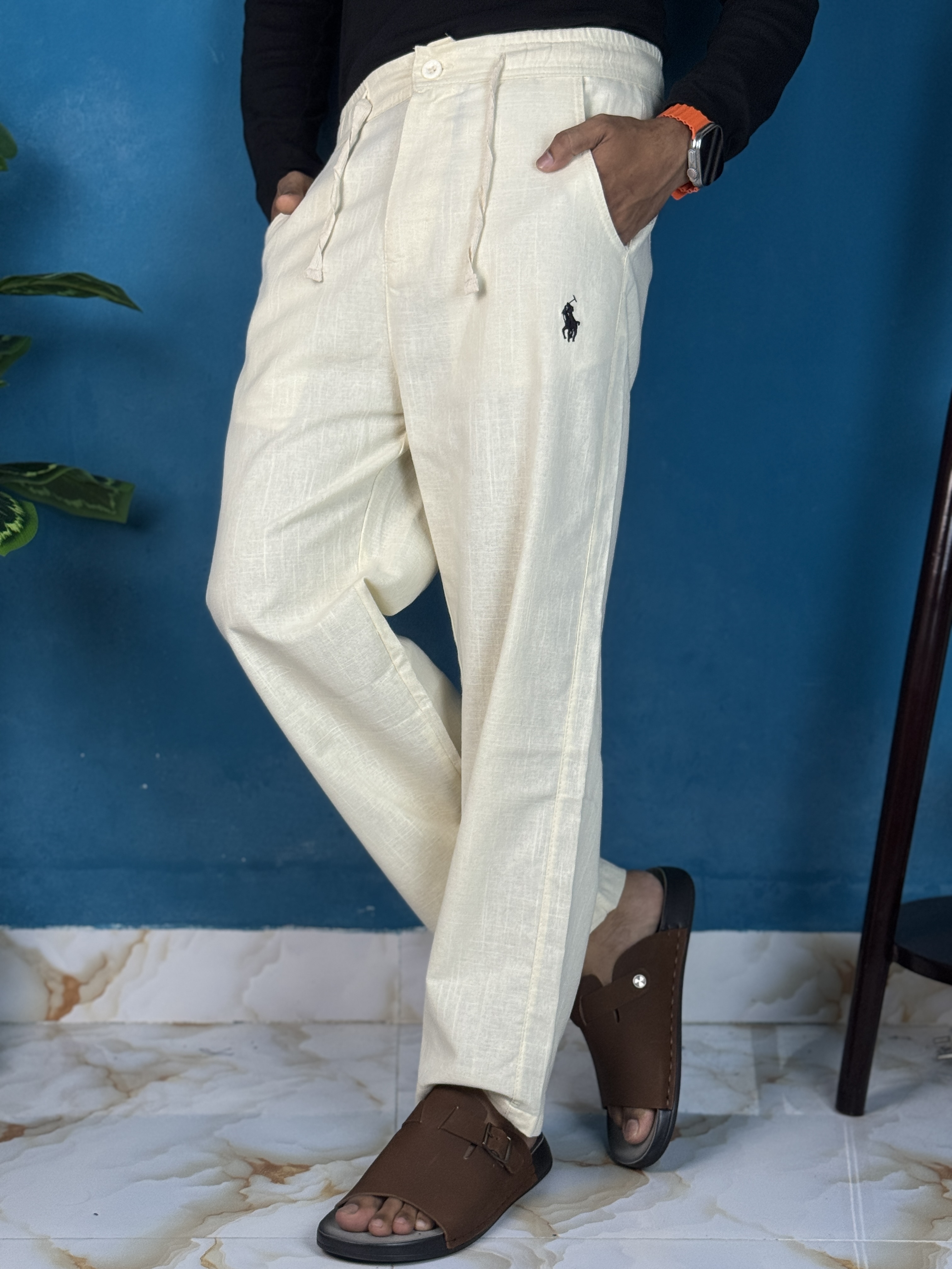02.Remi Cotton Trouser Cream