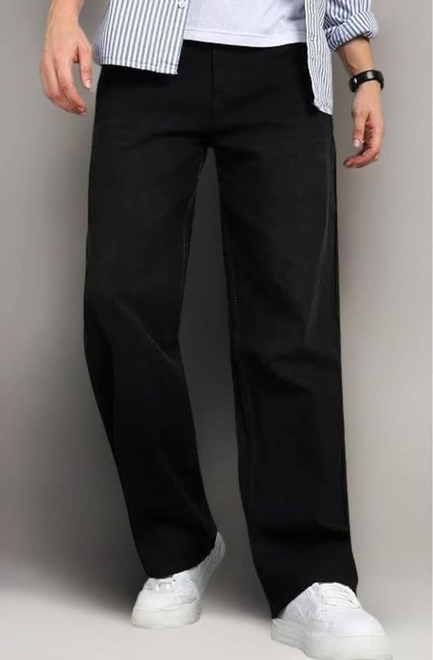 4. Denim Baggy - Black